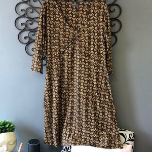 Rosalinda Dress, Buffalo Floral Print